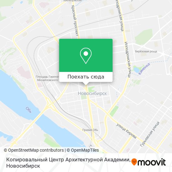 Карта Копировальный Центр Архитектурной Академии