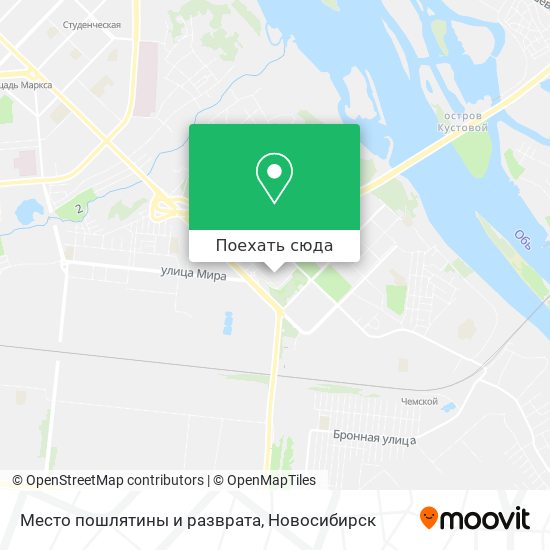 Карта Место пошлятины и разврата