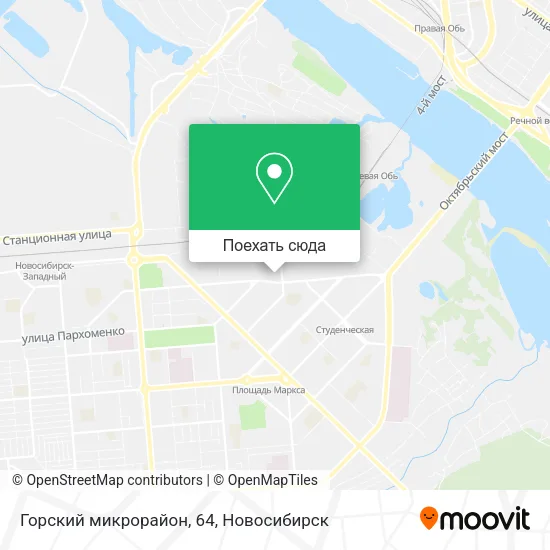 Карта Горский микрорайон, 64