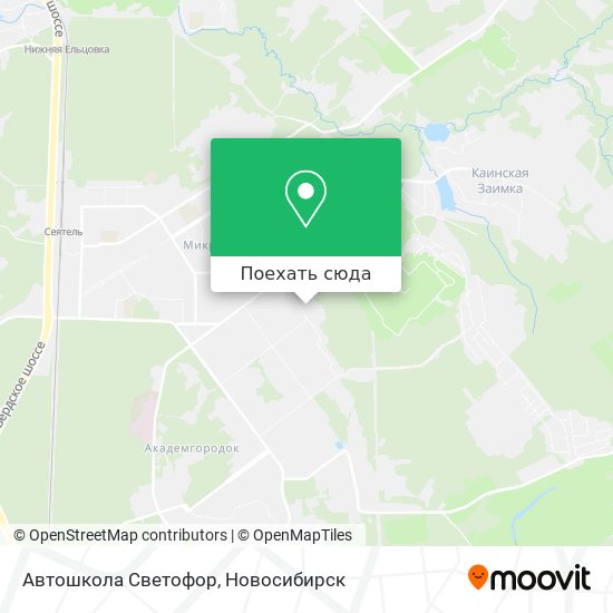 Карта Автошкола  Светофор