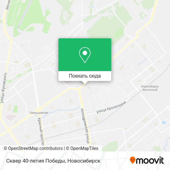 Карта Сквер 40-летия Победы
