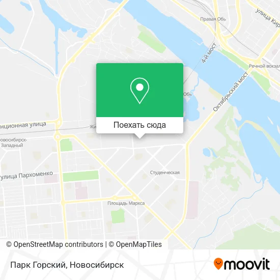 Карта Парк Горский