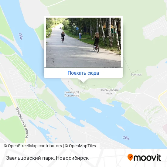 Карта Заельцовский парк