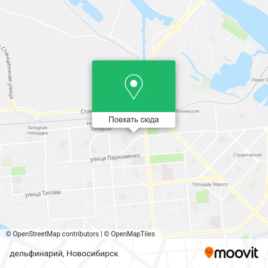 Карта дельфинарий
