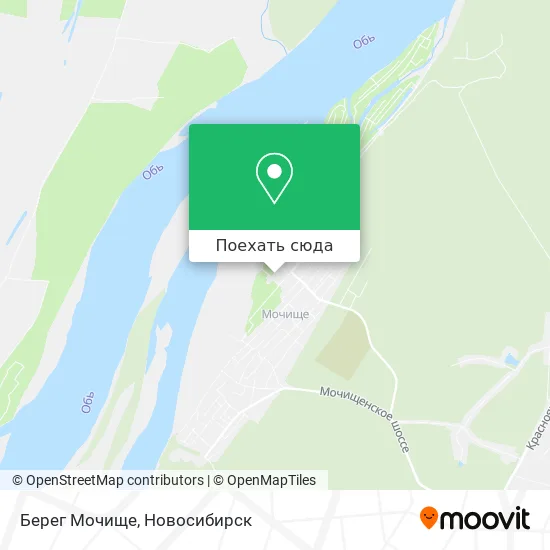 Карта Берег Мочище