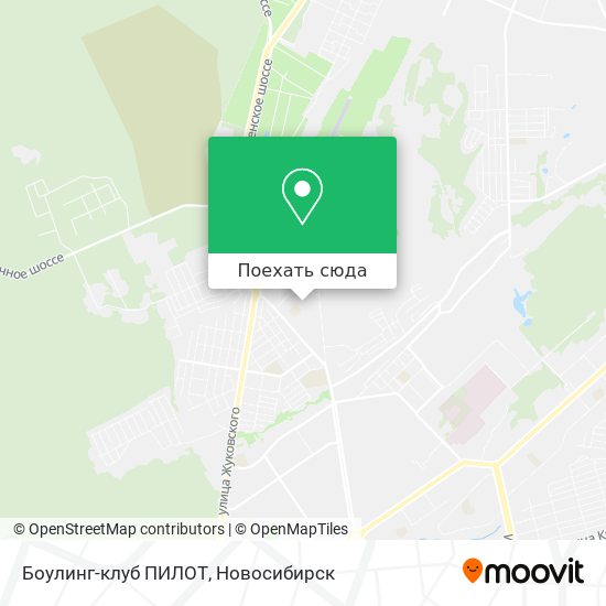 Карта Боулинг-клуб  ПИЛОТ