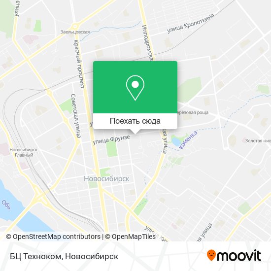 Карта БЦ Техноком