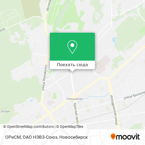 Карта ОРиСМ, ОАО  НЭВЗ-Союз