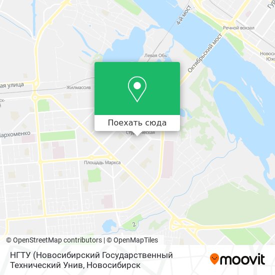 Карта НГТУ