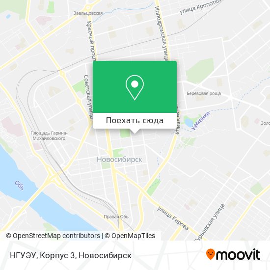 Карта НГУЭУ, Корпус 3