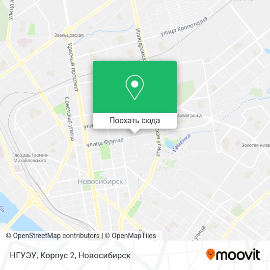Карта НГУЭУ, Корпус 2