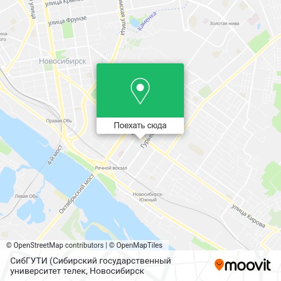 Карта СибГУТИ