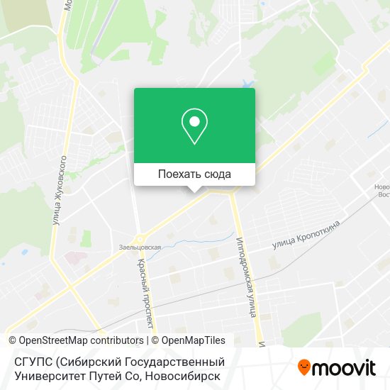 Карта СГУПС