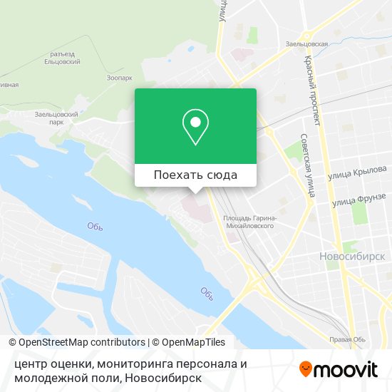 Карта центр оценки, мониторинга персонала и молодежной поли