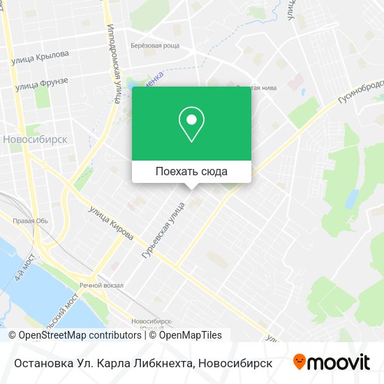 Карта Остановка  Ул. Карла Либкнехта