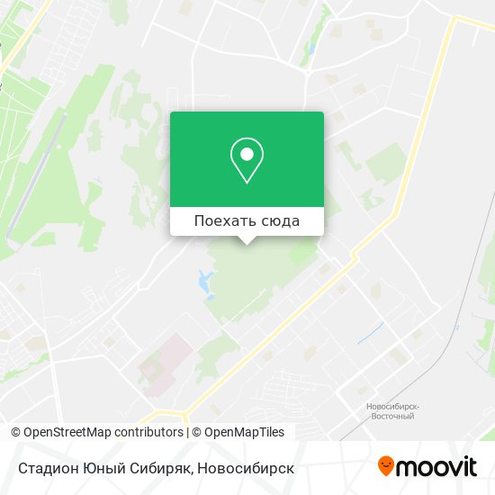 Карта Стадион Юный Сибиряк