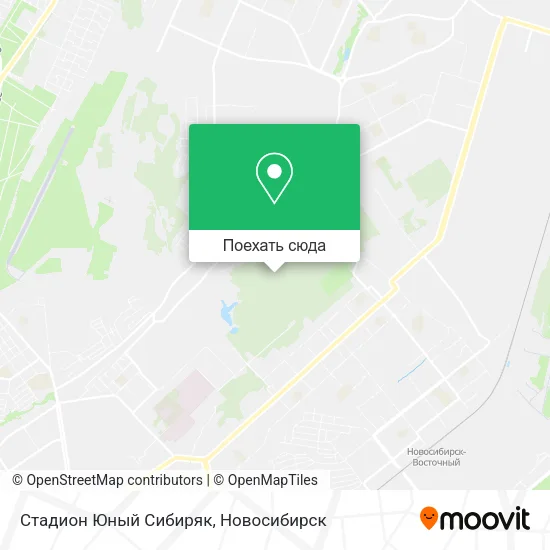 Карта Стадион Юный Сибиряк