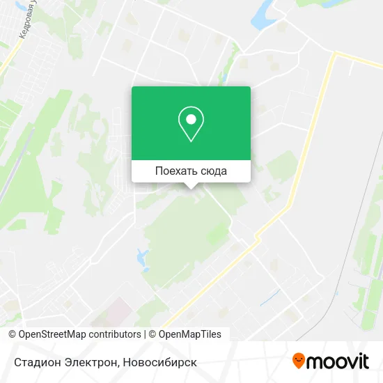Карта Стадион  Электрон