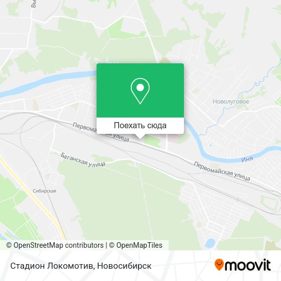 Карта Стадион Локомотив