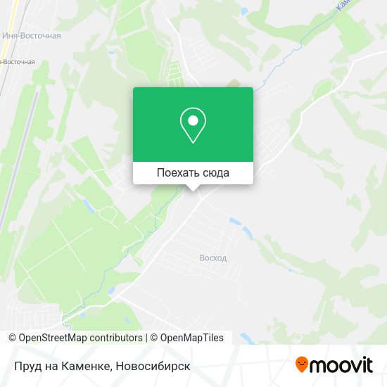 Карта Пруд на Каменке