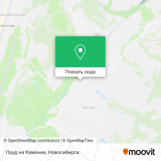 Карта Пруд на Каменке