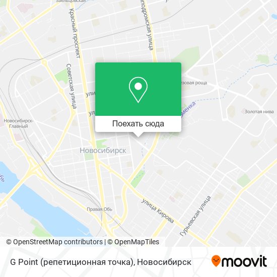 Карта G Point (репетиционная точка)