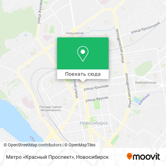 Карта Метро «Красный Проспект»