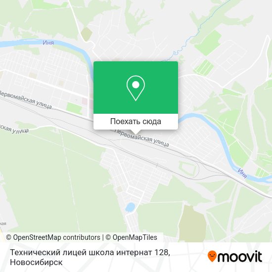 Карта Технический лицей школа интернат 128