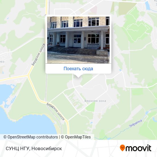Карта СУНЦ НГУ