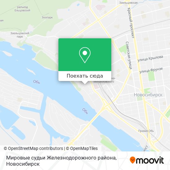 Карта Мировые судьи Железнодорожного района
