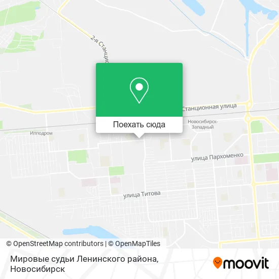 Карта Мировые судьи Ленинского района