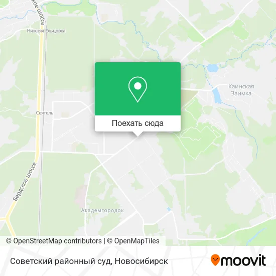 Карта Советский районный суд