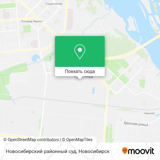 Карта Новосибирский районный суд