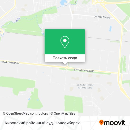 Карта Кировский районный суд