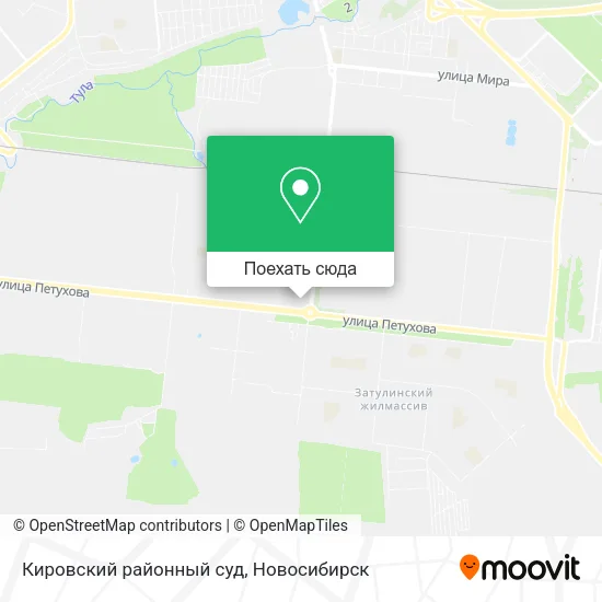 Карта Кировский районный суд