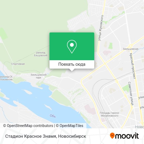 Карта Стадион Красное Знамя