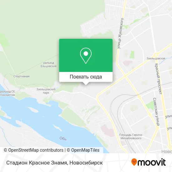 Карта Стадион Красное Знамя