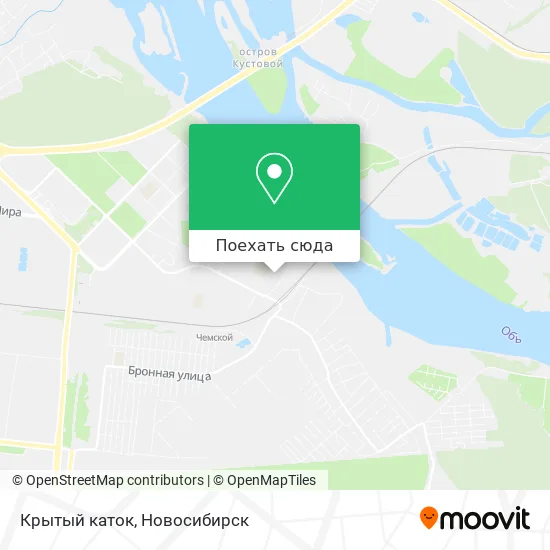 Карта Крытый каток