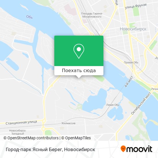 Карта Город-парк  Ясный Берег