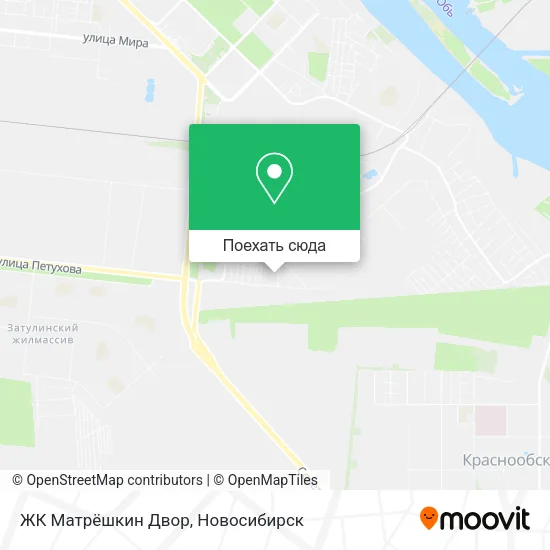 Карта ЖК Матрёшкин Двор