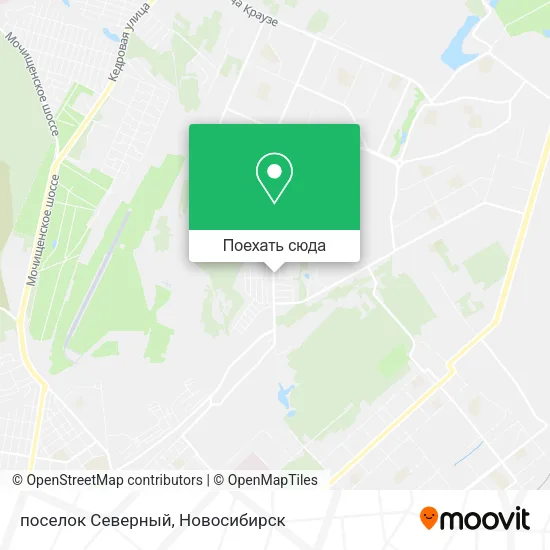 Карта поселок Северный
