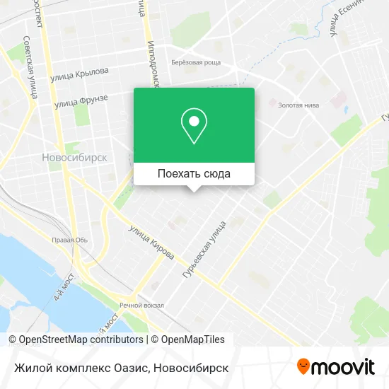 Карта Жилой комплекс  Оазис