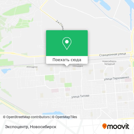 Карта Экспоцентр