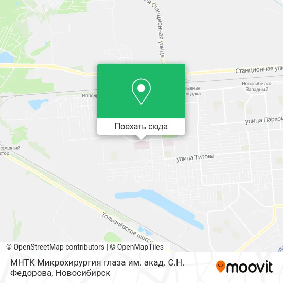 Карта МНТК Микрохирургия глаза им. акад. С.Н. Федорова