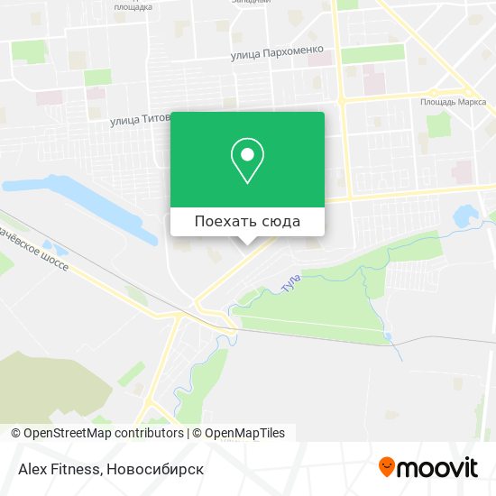 Карта Alex Fitness