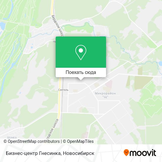 Карта Бизнес-центр  Гнесинка