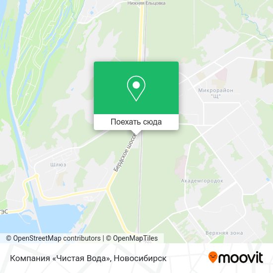 Карта Компания «Чистая Вода»
