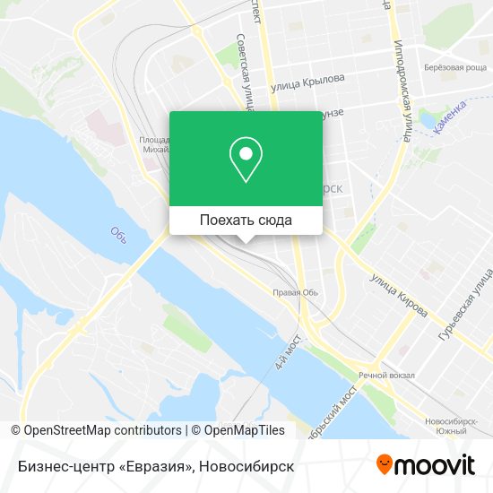 Карта Бизнес-центр «Евразия»
