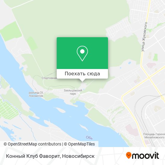 Карта Конный Клуб Фаворит