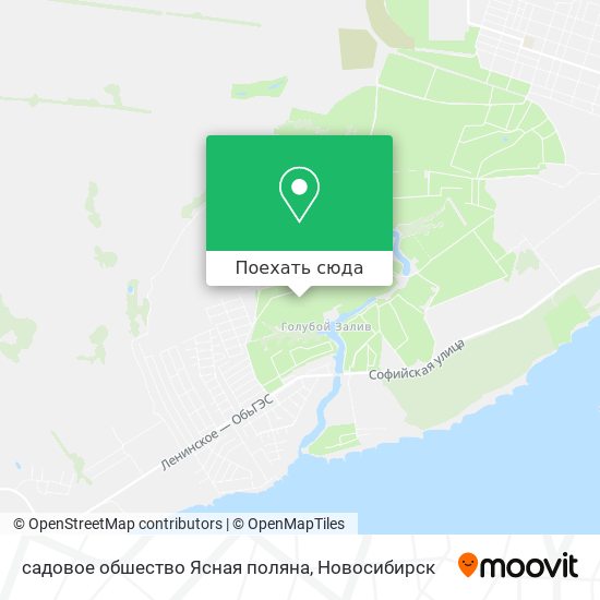 Карта садовое обшество Ясная поляна